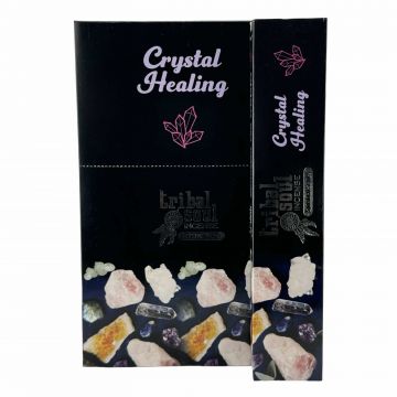 Tribal Soul Healing Crystals Incense Sticks, 15gm x 12 boxes